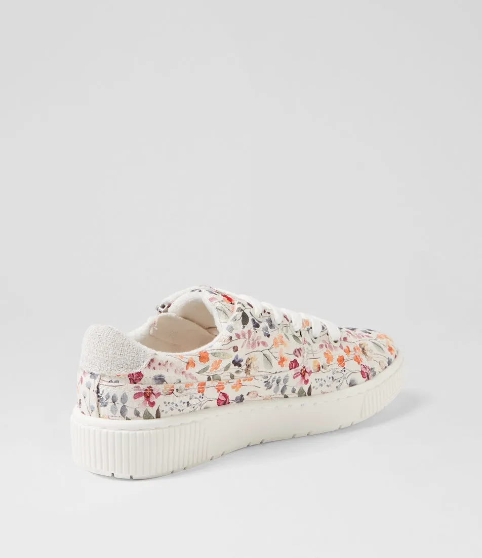 I LOVE BILLY Izzar Delicate Vines Recycled Canvas Sneakers