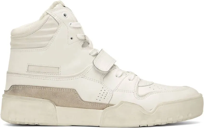 Isabel Marant White Alsee Sneakers