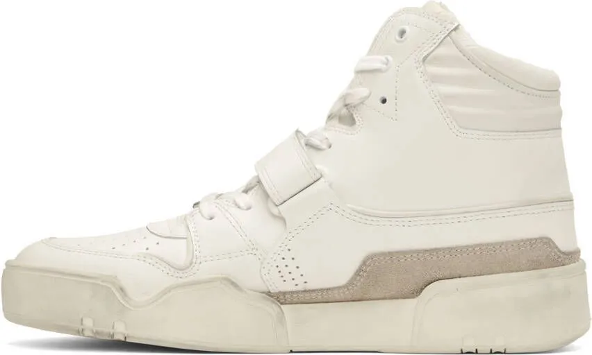 Isabel Marant White Alsee Sneakers