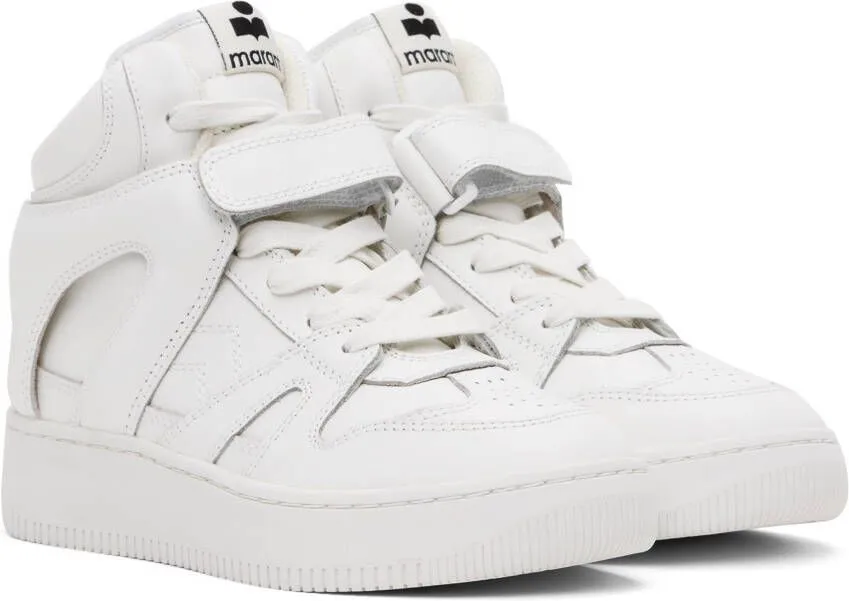 Isabel Marant White Brooklee Sneakers