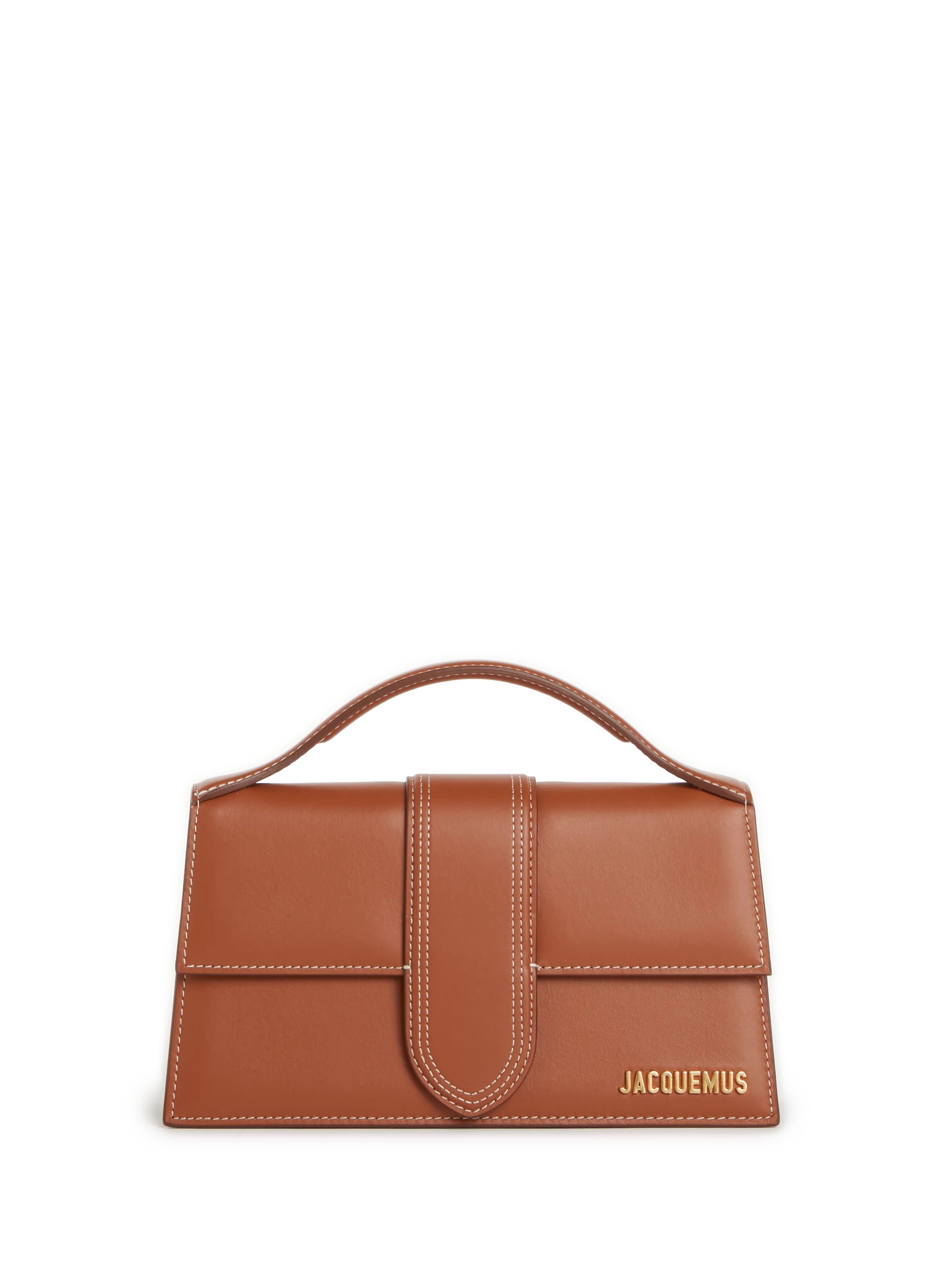 JACQUEMUS  Le Grand Bambino leather bag - Brown