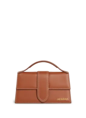 JACQUEMUS  Le Grand Bambino leather bag - Brown