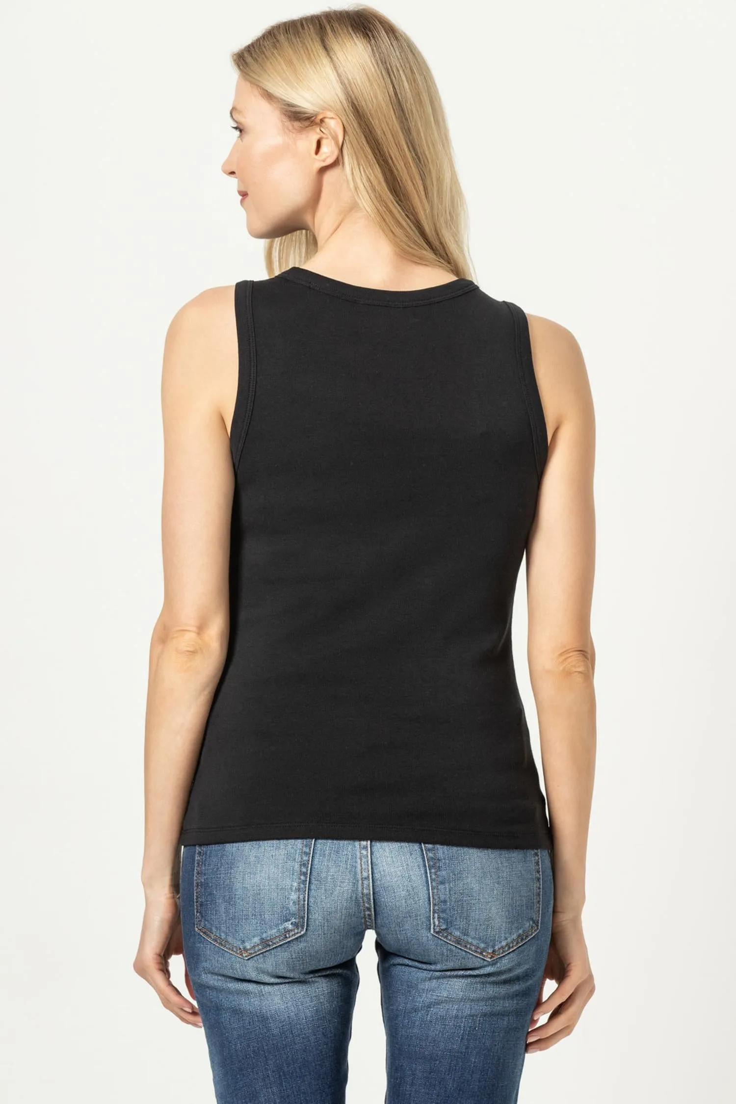 Jewel Tank in Black