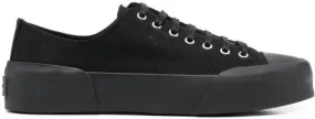 Jil Sander lace-up low-top sneakers Black