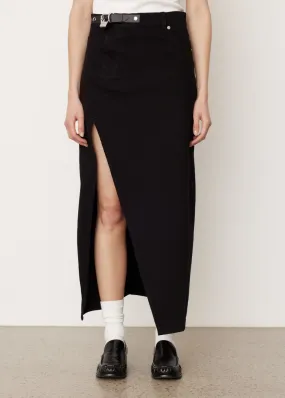 JW Anderson -  Padlock Strap Long Slit Skirt - Skirt