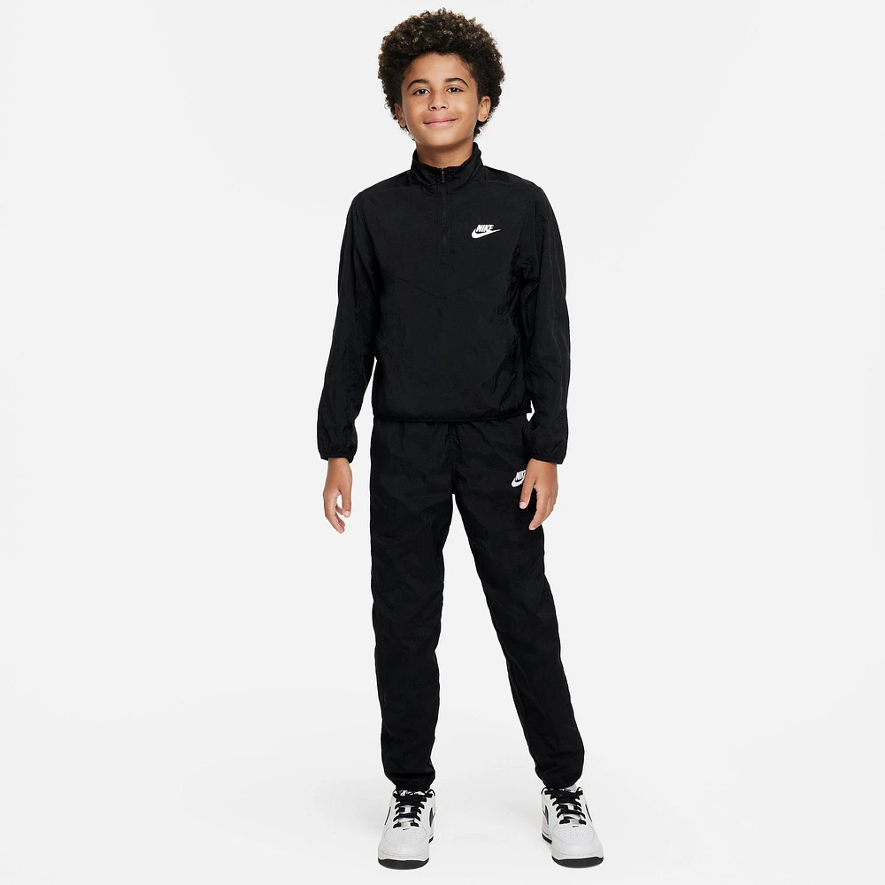 Kids Foot Locker Nike HBR Woven Quarter Zip Tracksuit  - Boys' Grade School