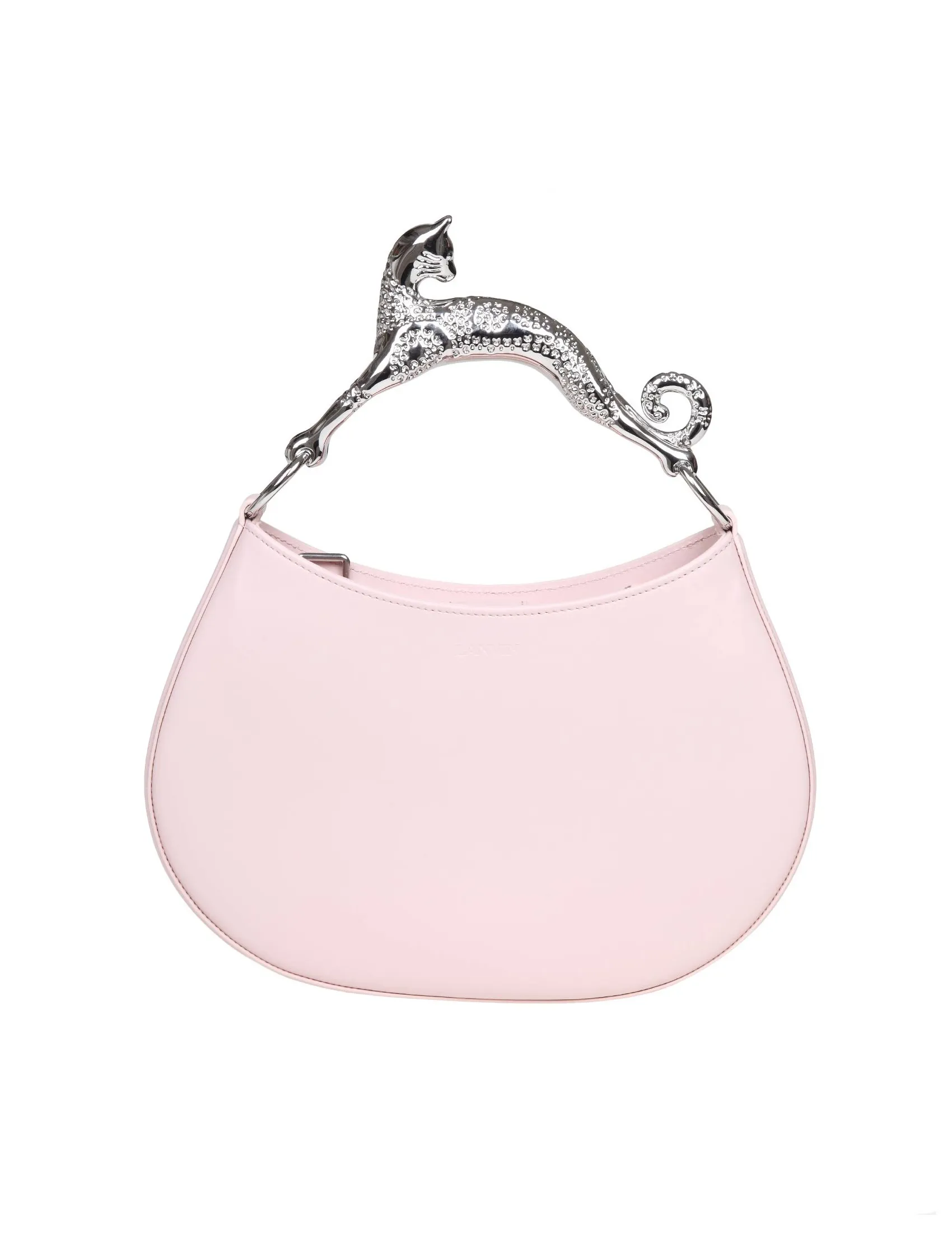 LANVIN HOBO CAT BAG IN PINK LEATHER