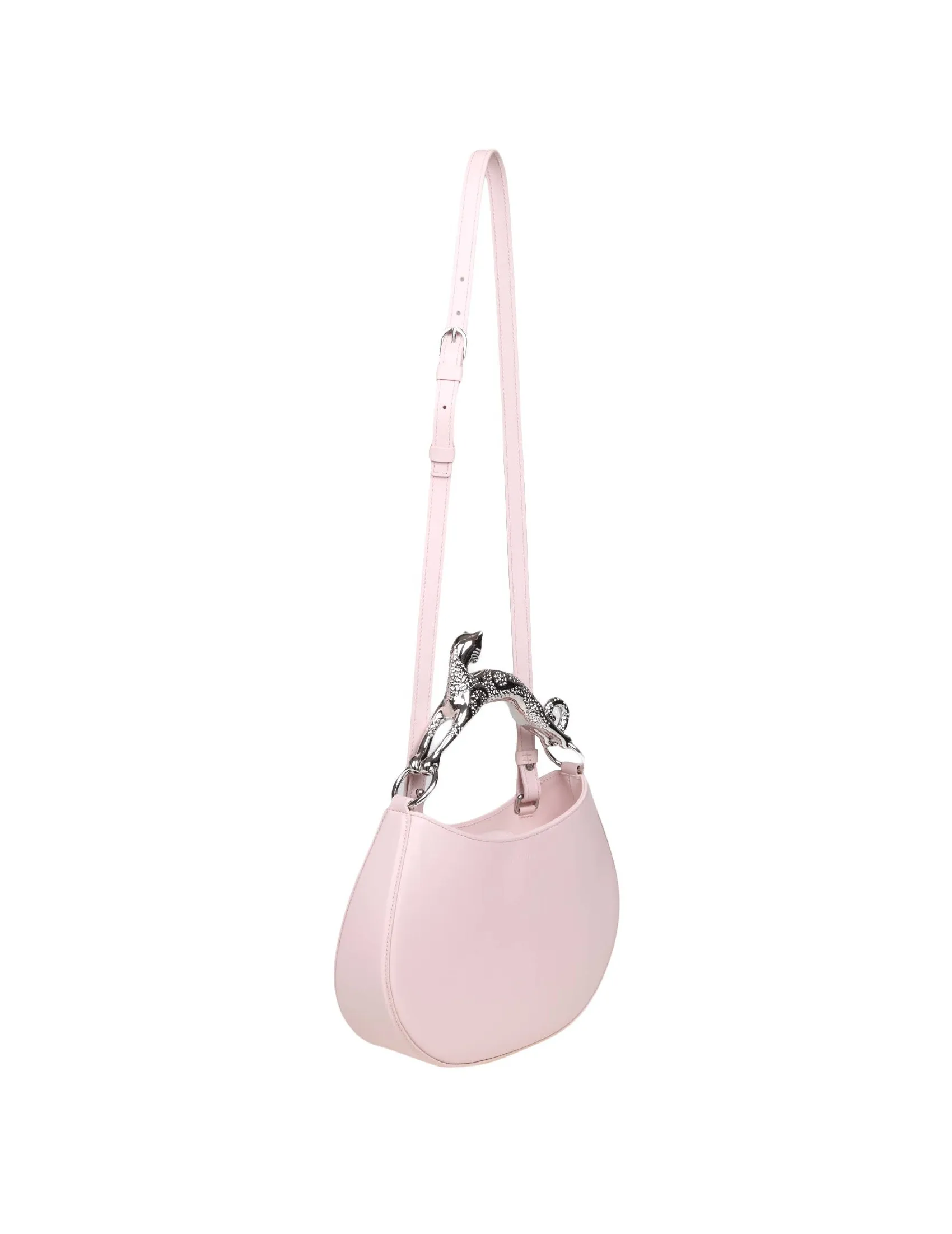 LANVIN HOBO CAT BAG IN PINK LEATHER