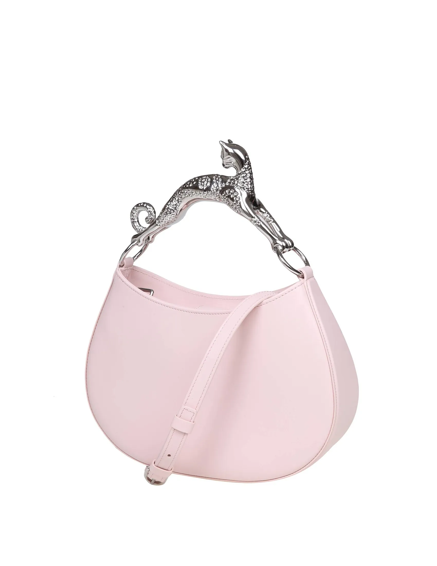 LANVIN HOBO CAT BAG IN PINK LEATHER