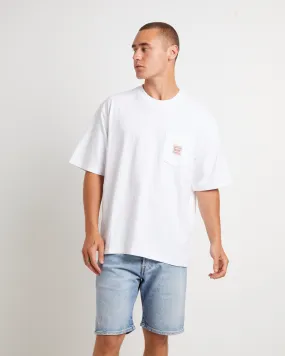 Levis Short Sleeve Workwear T-Shirt in Bright White