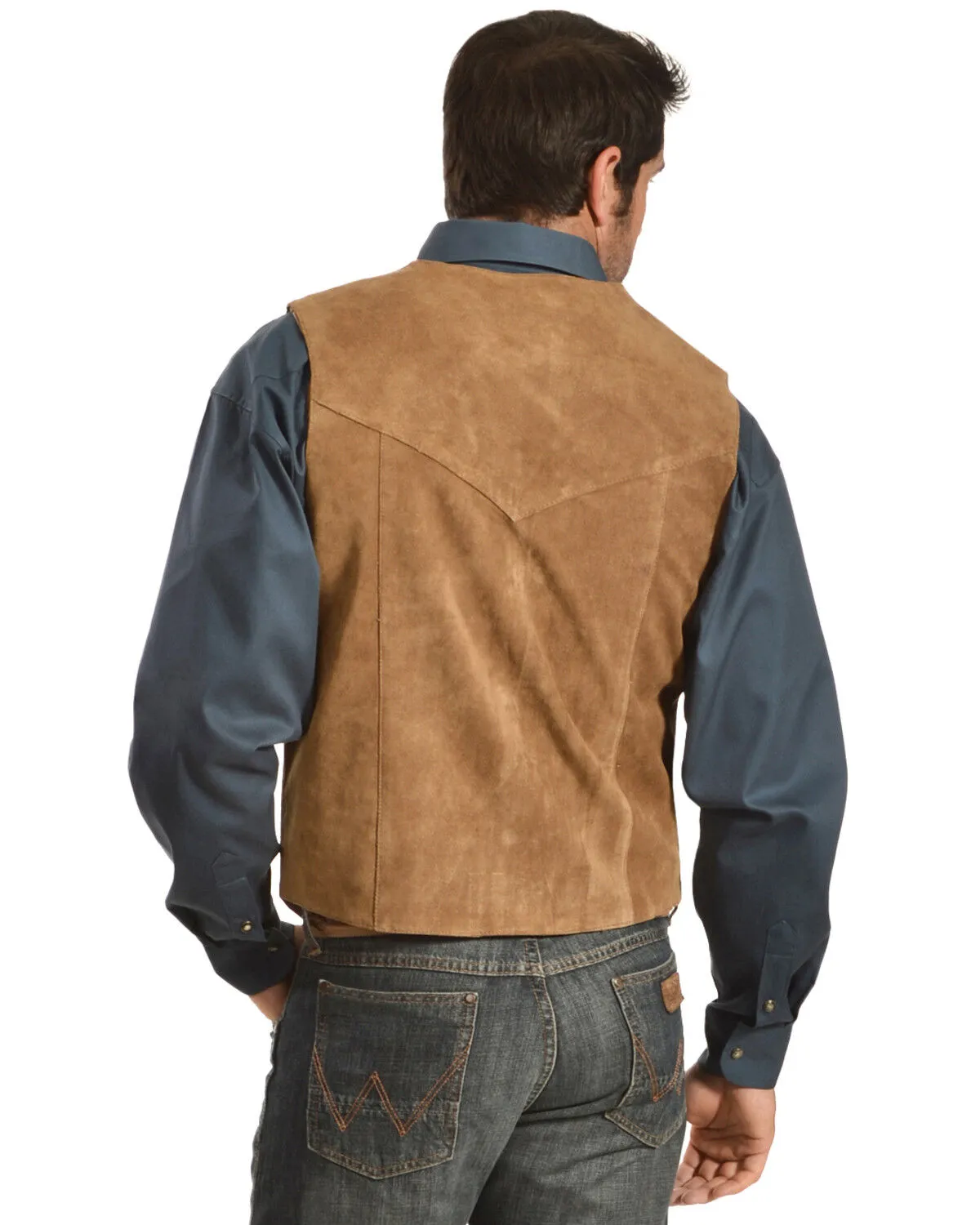 Liberty Wear Men's Suede Western Vest