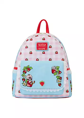 Loungefly Strawberry Shortcake Denim Pocket Mini Backpack