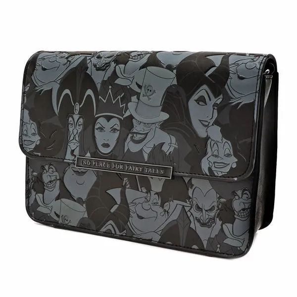 Loungefly X Disney Villains All Over Print Tassel Cross Body Bag