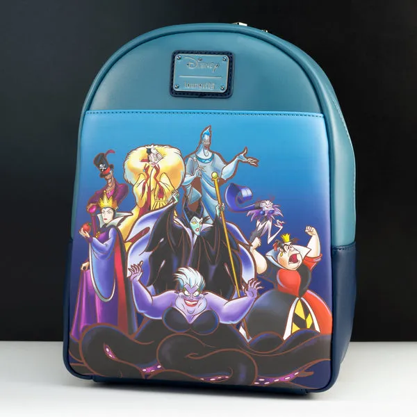 Loungefly x Disney Villains Cast Mini Backpack