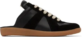 Maison Margiela Black Replica Low-Top Sneakers