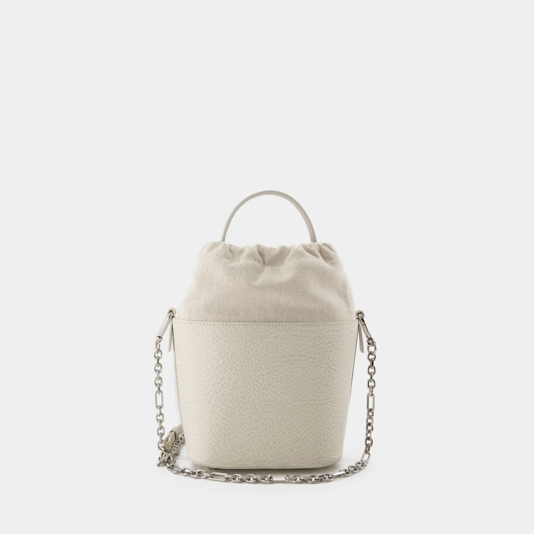 Maison Margiela  Hobo 5Ac Bucket Bag Small - Maison Margiela - Leather - Beige