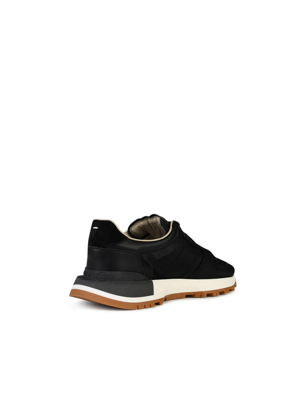 Maison Margiela    Maison Margiela '50 50' Black Lear Blend Sneakers