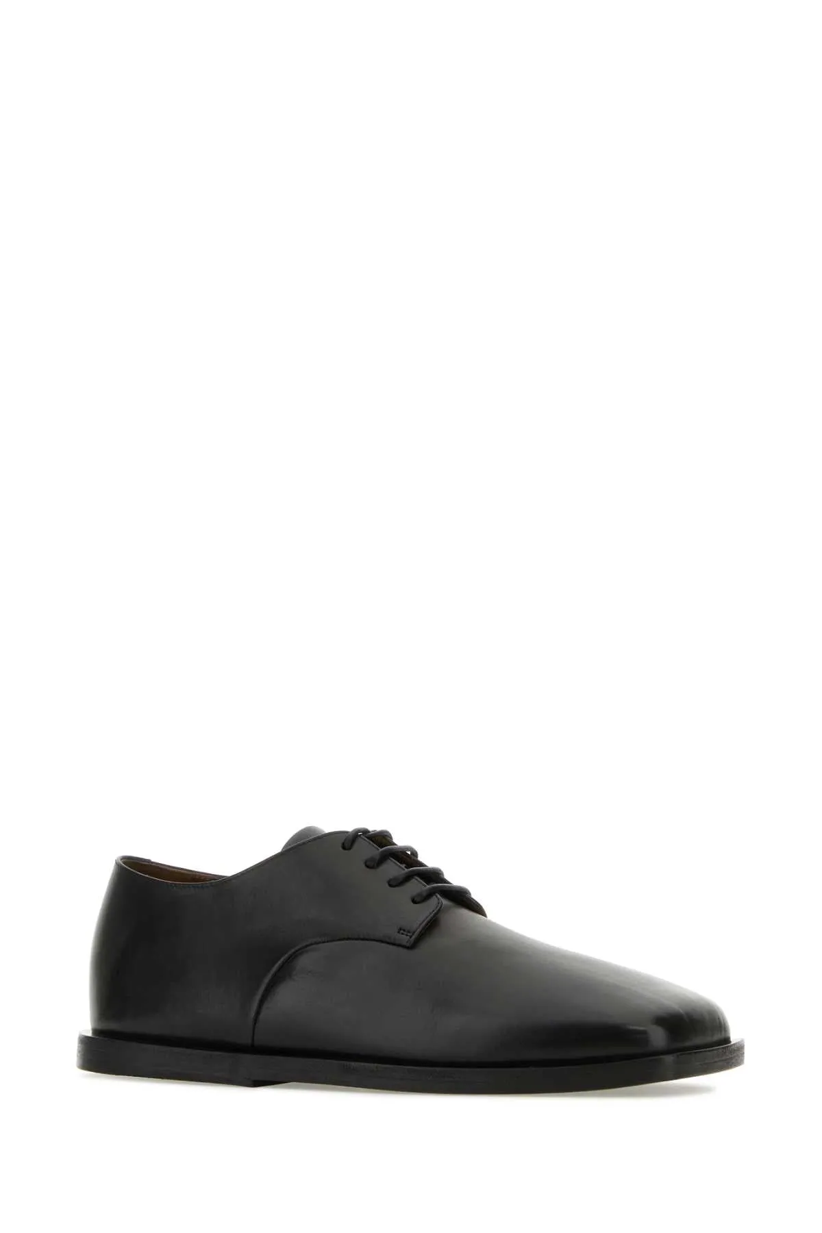 Marsell Black Leather Lace Up Shoes