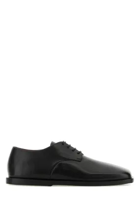 Marsell Black Leather Lace Up Shoes