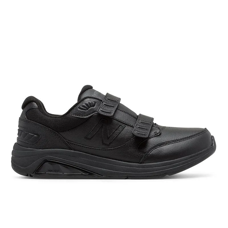 Men’s New Balance Hook and Loop Leather 928v3 – Black