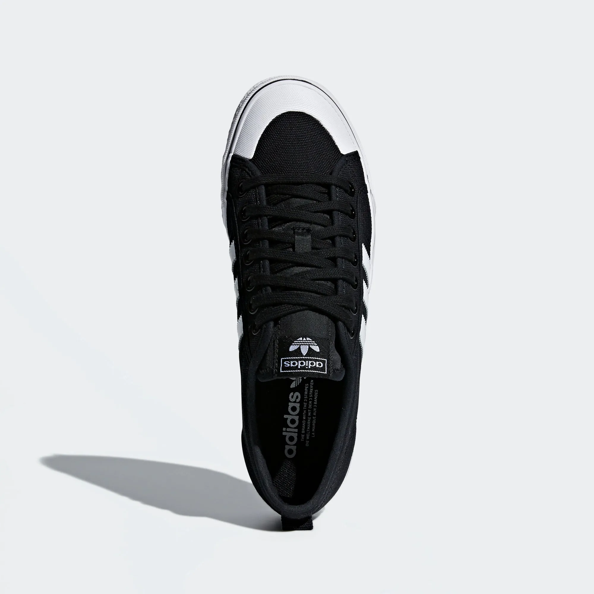 Men's adidas Originals Nizza Shoes Black White