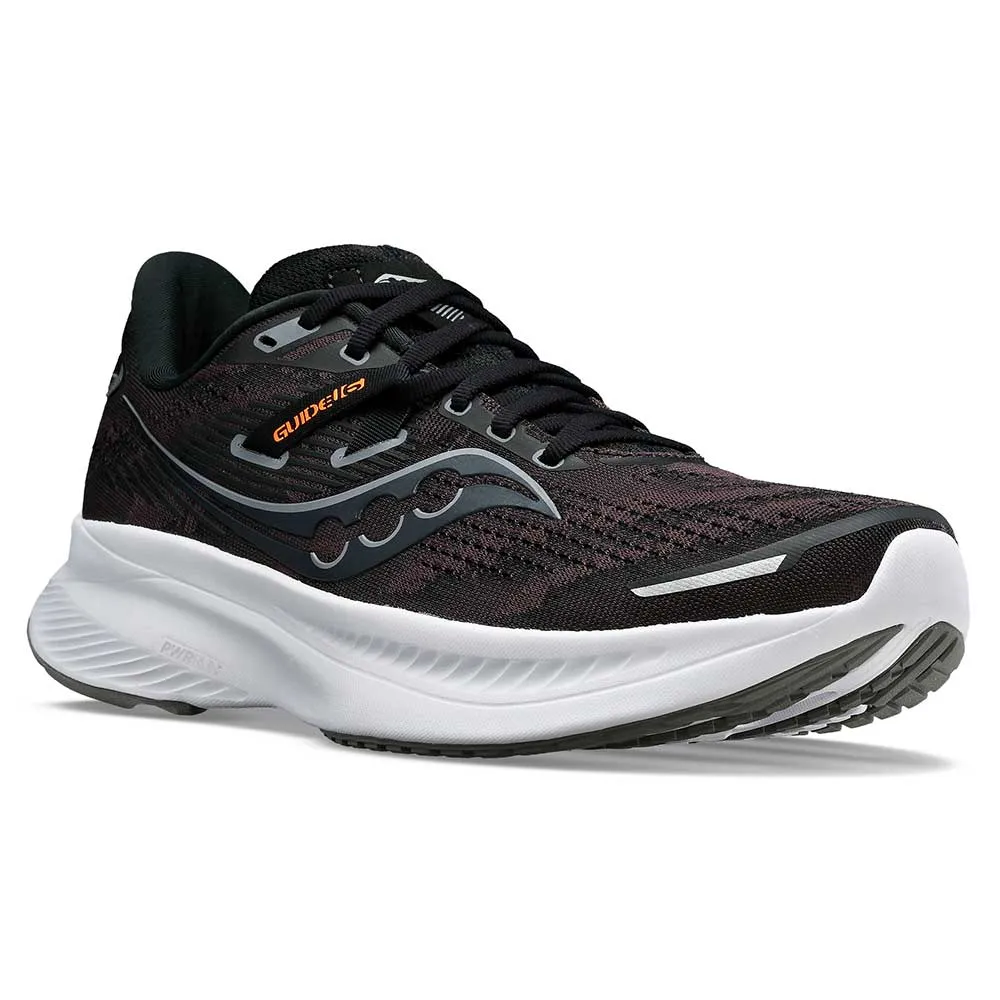 Men's Guide 16 Running Shoe - Black/White - Wide (2E)