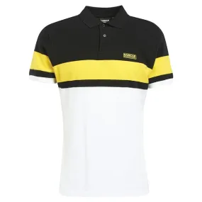 Mens White Attach Polo Shirt