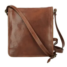 Milano light brown cowhide leather bag