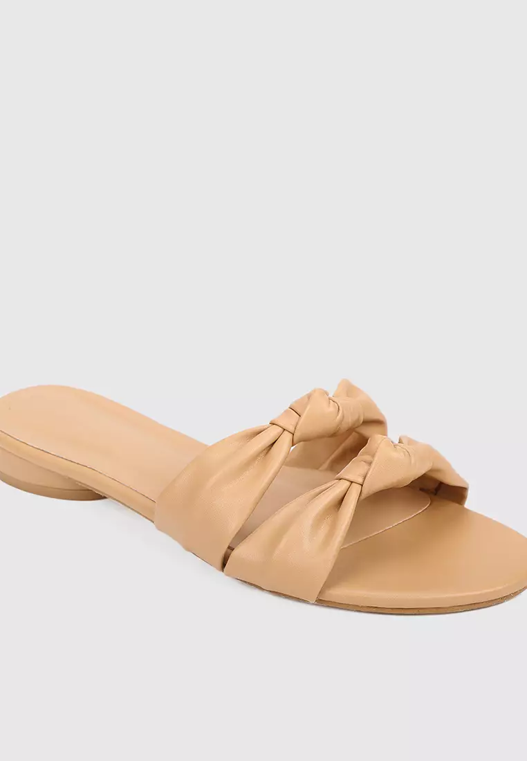 Milliot & Co. Bettye Open Toe Flat Sandals