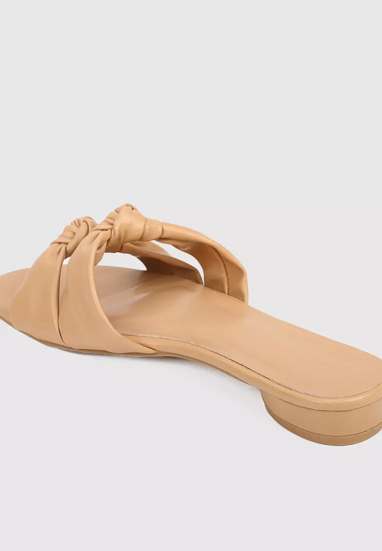 Milliot & Co. Bettye Open Toe Flat Sandals