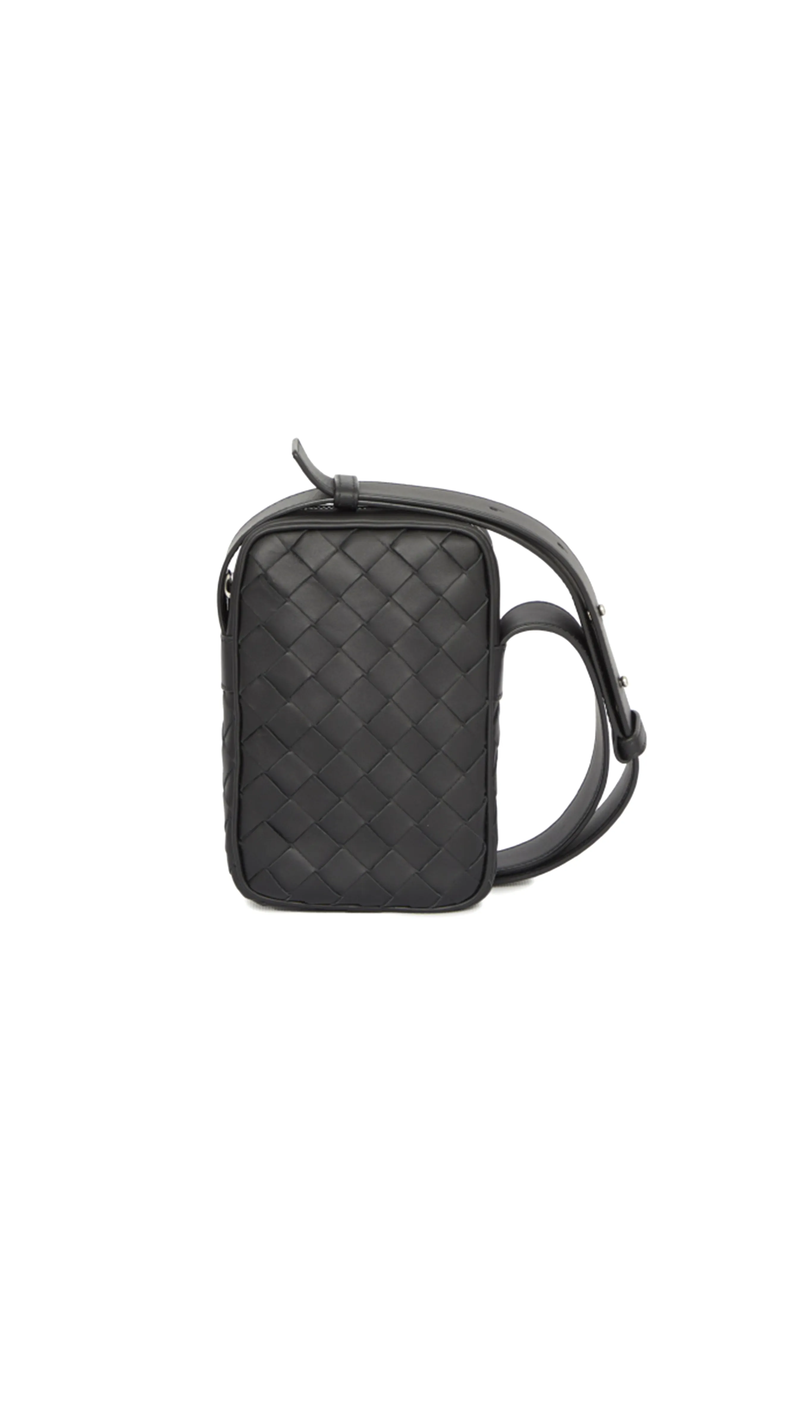 Mini Cassette Cross-Body Bag - Black