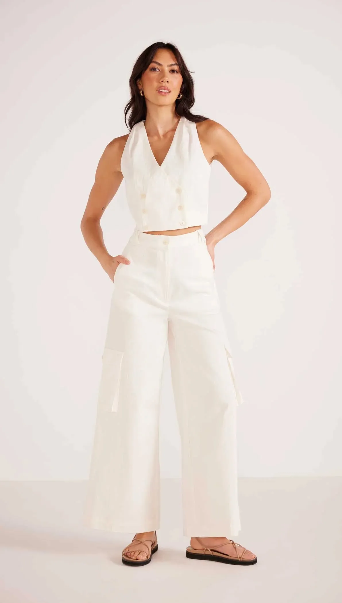 Mink Pink Lottie Halter Neck Vest