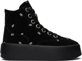 MM6 Maison Margiela Black 6 Platform High Sneakers