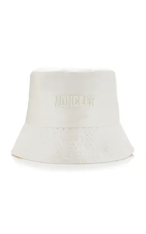 Moncler Embroidered Nylon Bucket Hat