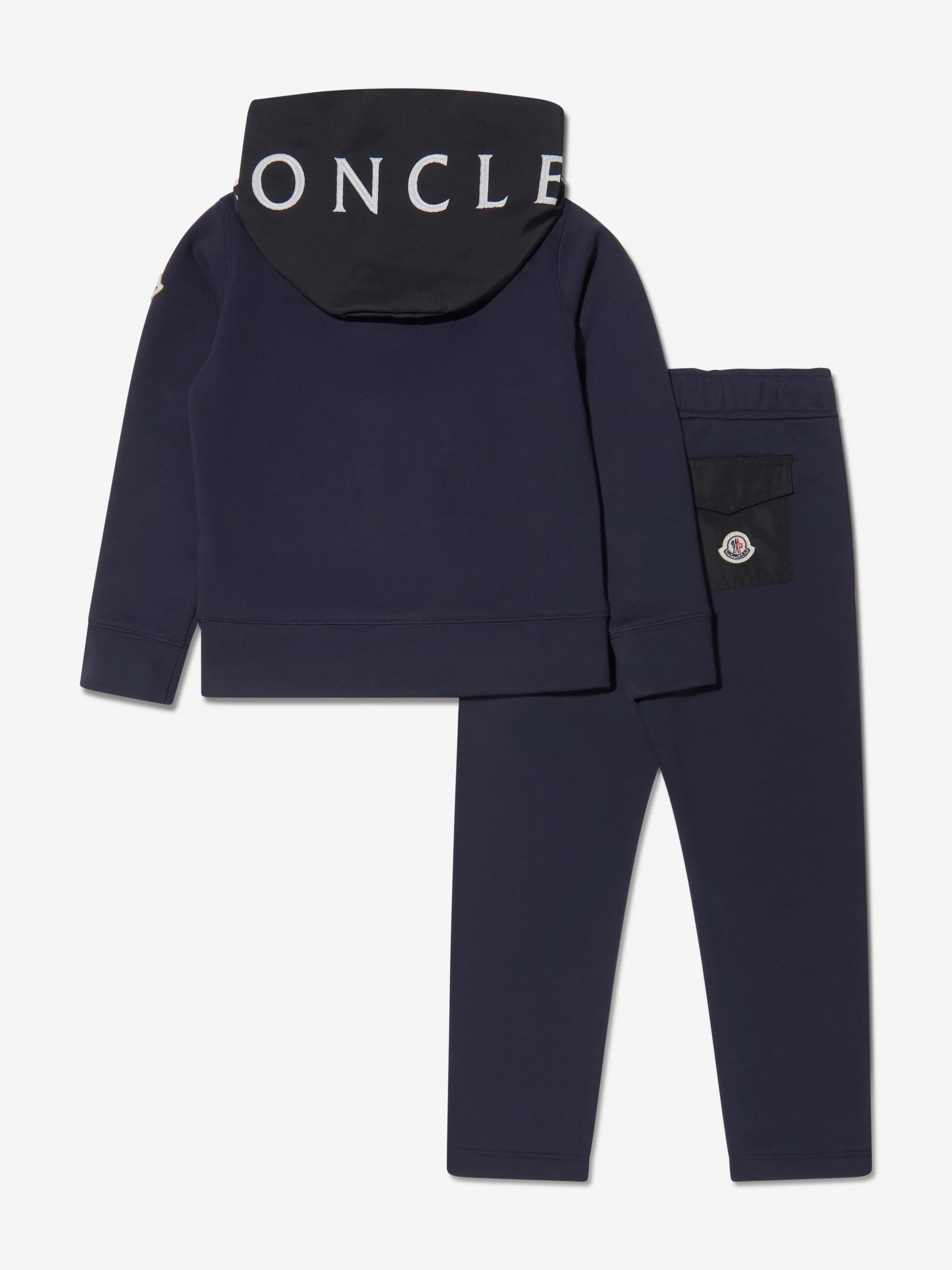 Moncler Enfant Kids Born to Protect Tracksuit in Navy