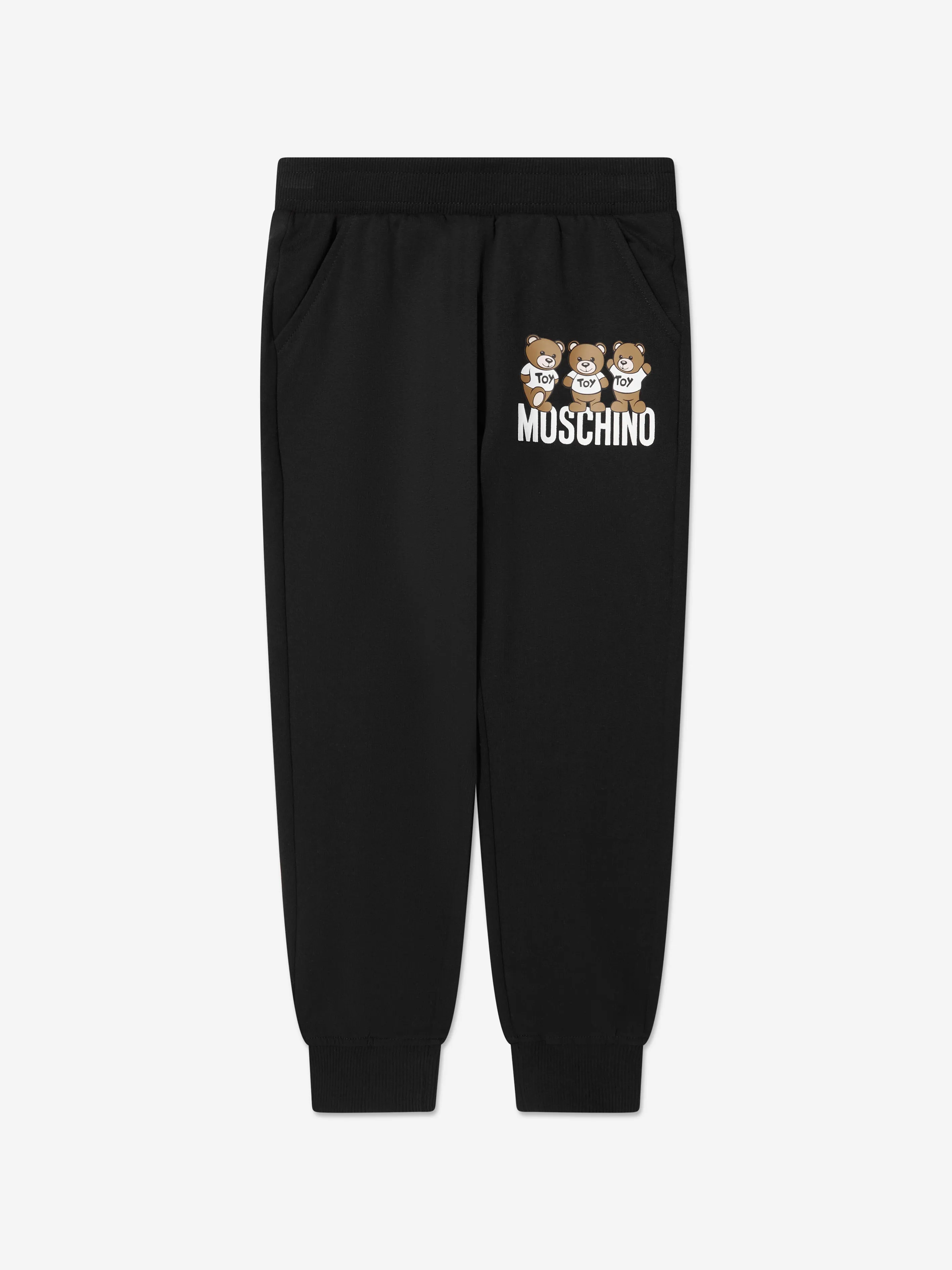 Moschino Kids Teddy Logo Tracksuit in Black