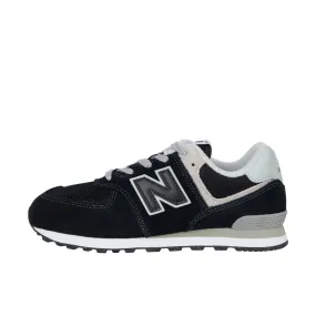 New Balance Childrens 574 Black/White