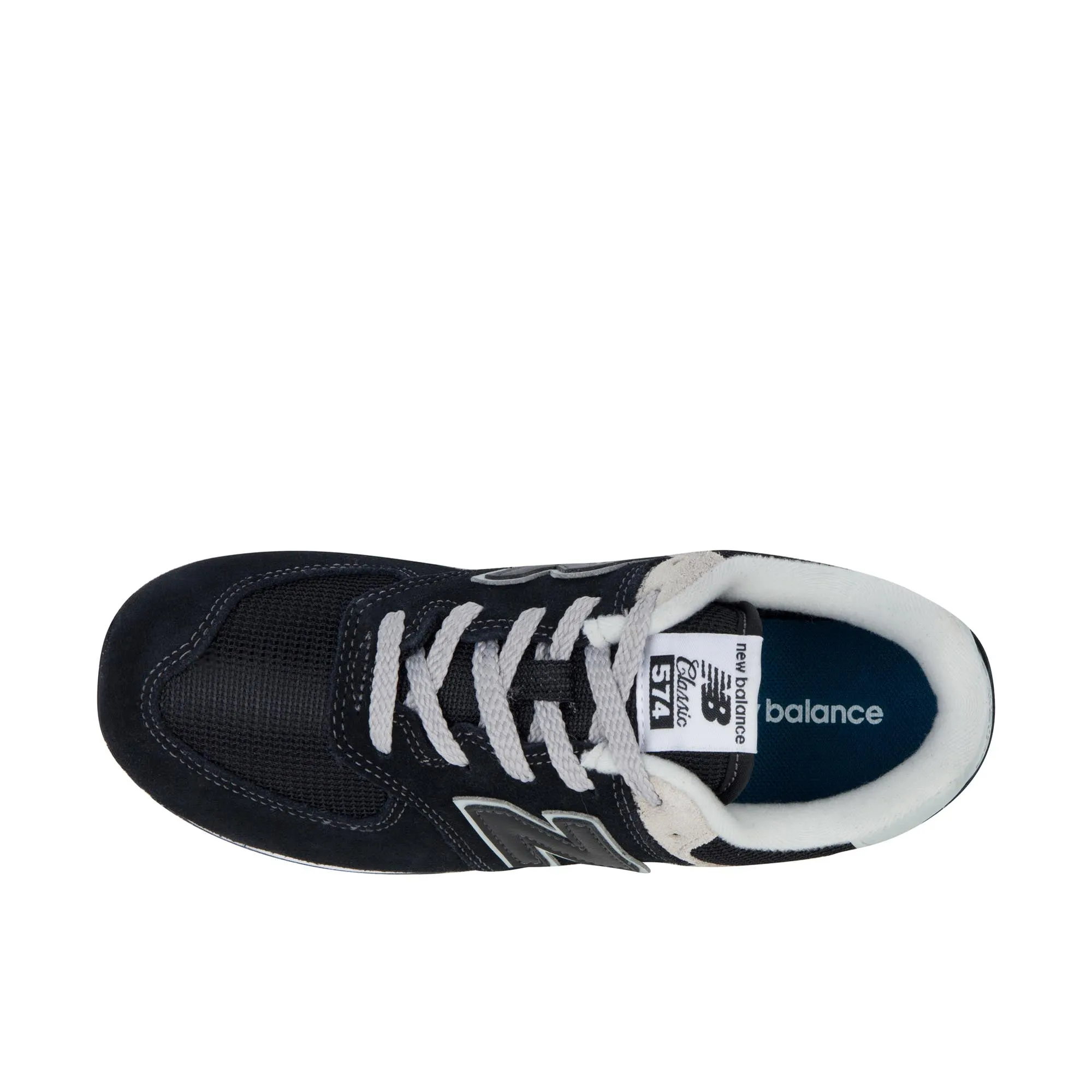 New Balance Childrens 574 Black/White