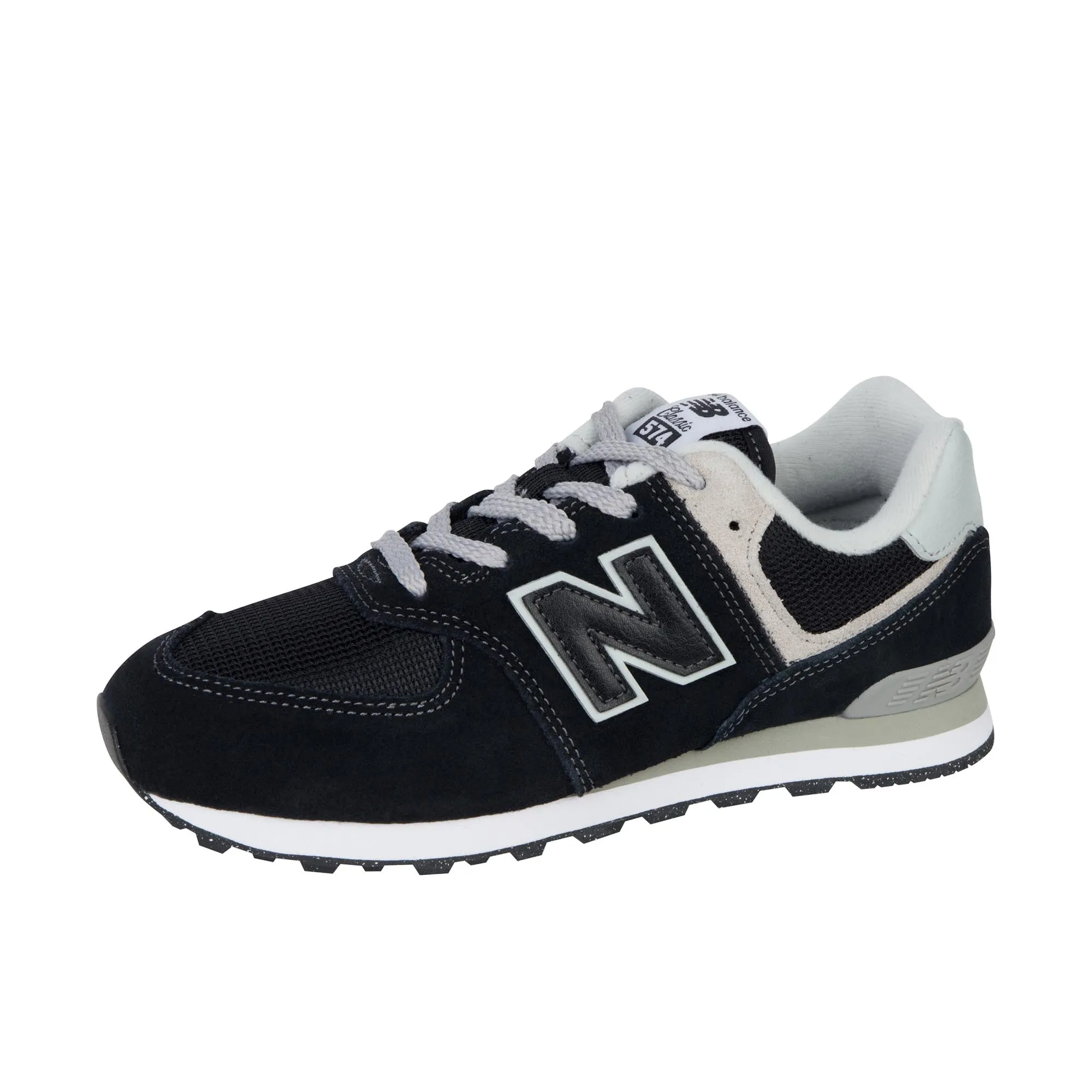 New Balance Childrens 574 Black/White