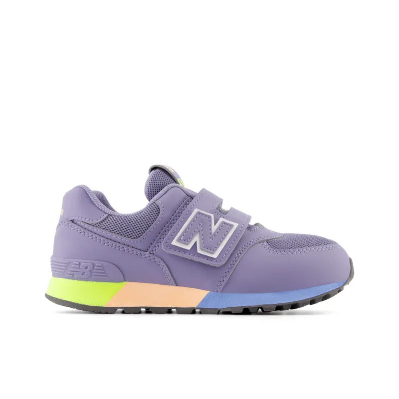 New Balance Infant Youth Girls 574 Hook And Loop Shoe - PV574MSD