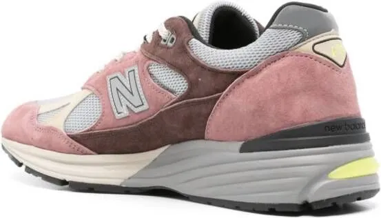 New Balance MADE in UK 991v2 logo-patch sneakers Grey