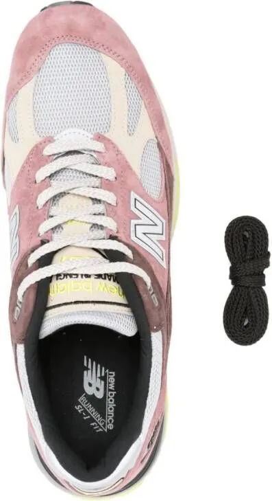 New Balance MADE in UK 991v2 logo-patch sneakers Grey