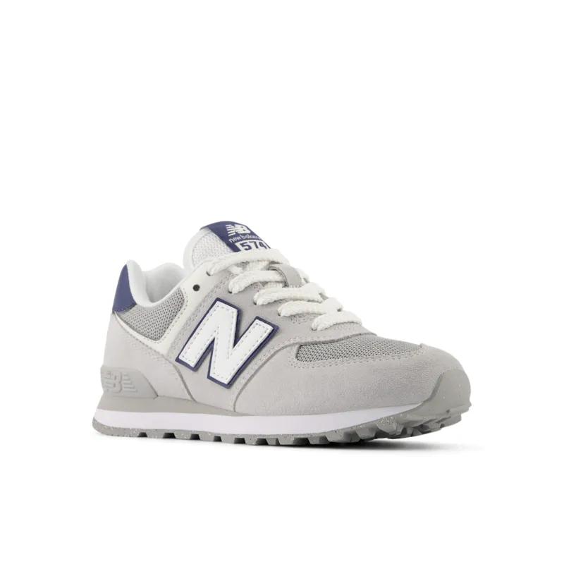 New Balance Youth 574 Running Shoe - PC574ESB (Wide)