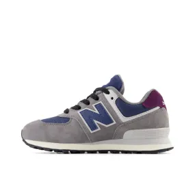 New Balance Youth 574 Running Shoe - PC574KGN (Wide)