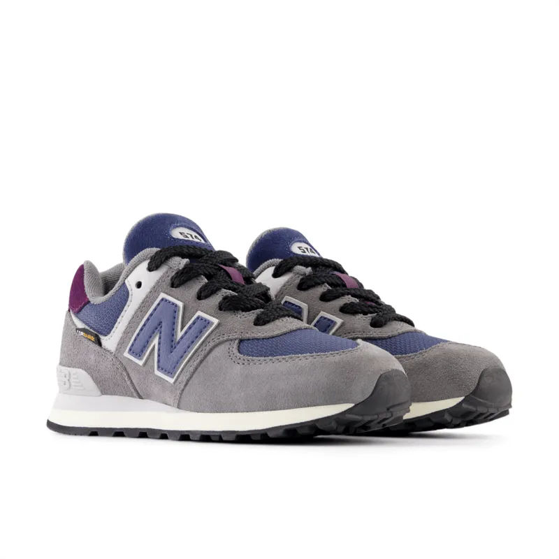 New Balance Youth 574 Running Shoe - PC574KGN (Wide)