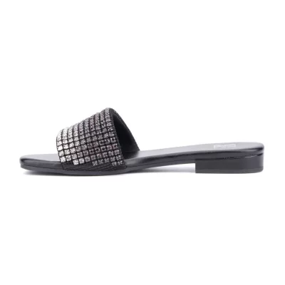 New York & Company Womens Gracie Flat Sandals