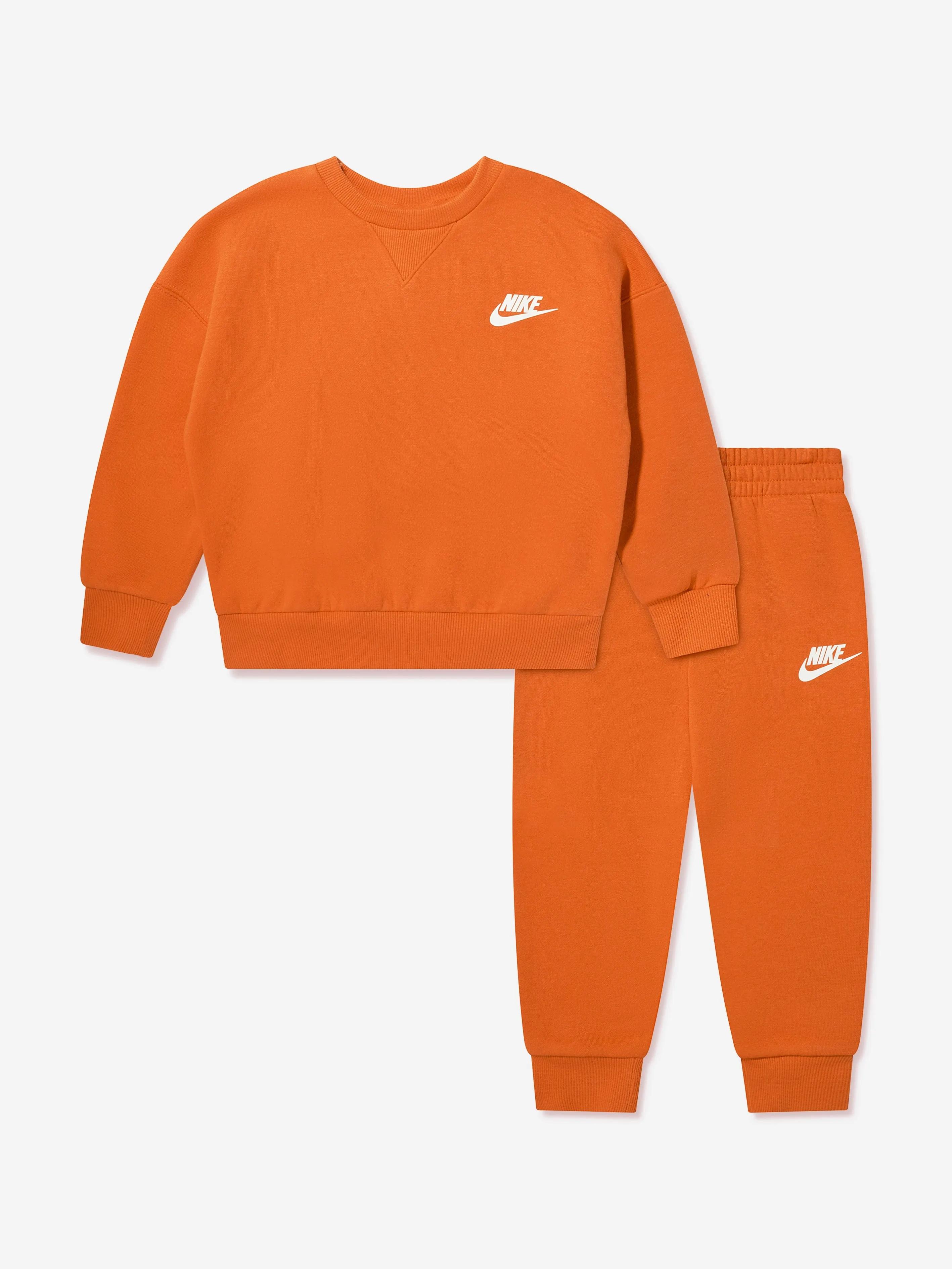 Nike Boys Snow Day Tracksuit in Orange