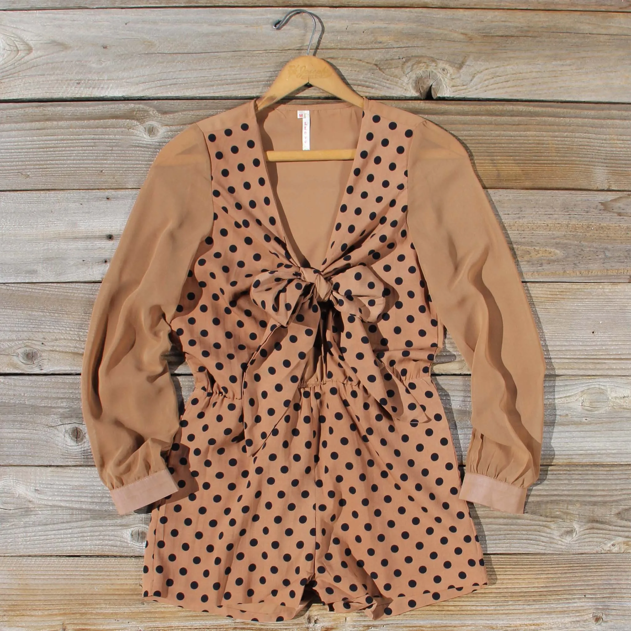 November Dots Romper