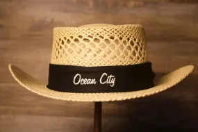 Ocean City Hat | Ocean City Natural Straw Hat