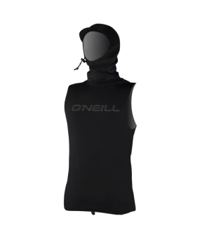 O'Neill Thermo-X Vest W/Neo Hooded Top-Black